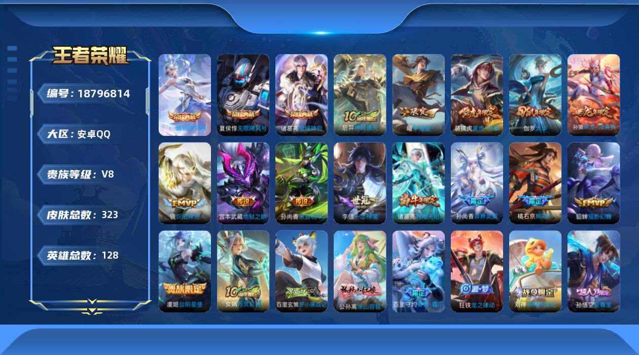 WZQM4312462王者荣耀账号详情图11