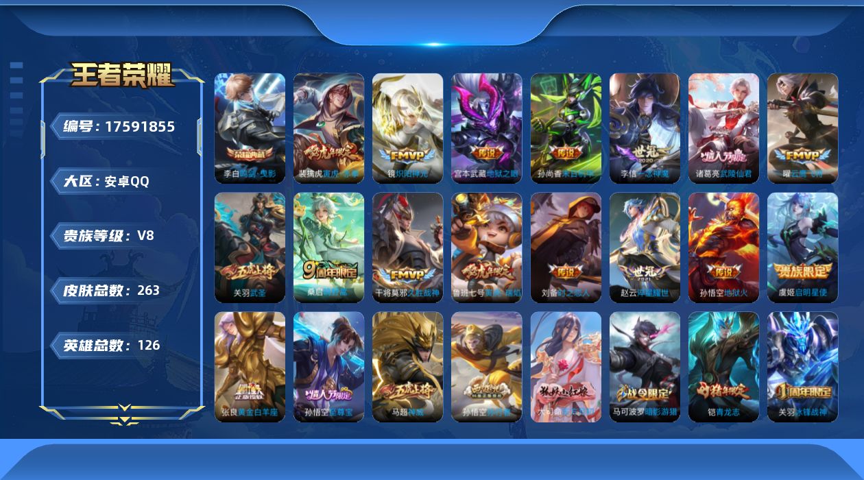 WZQM4221536王者荣耀账号详情图14