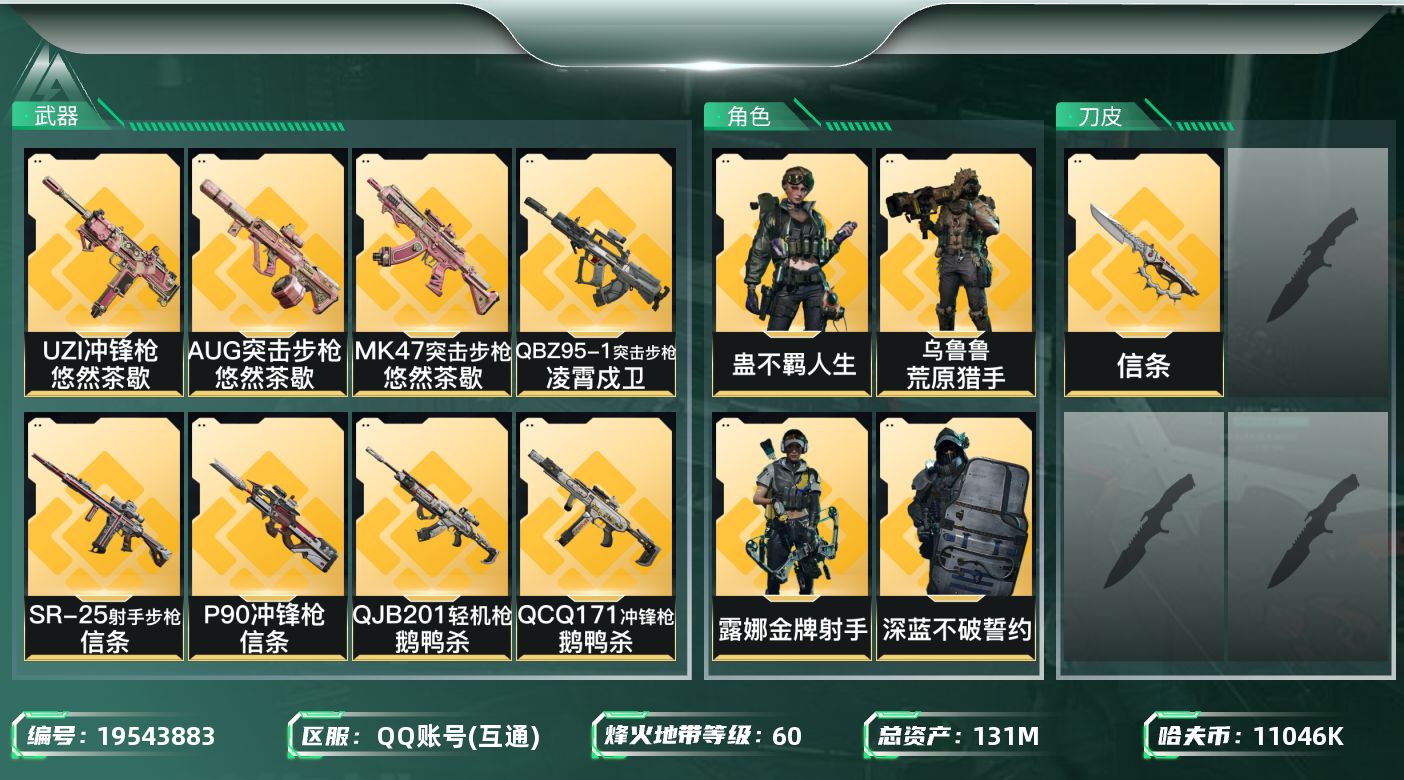 SJZQM4115110三角洲行动账号详情图19