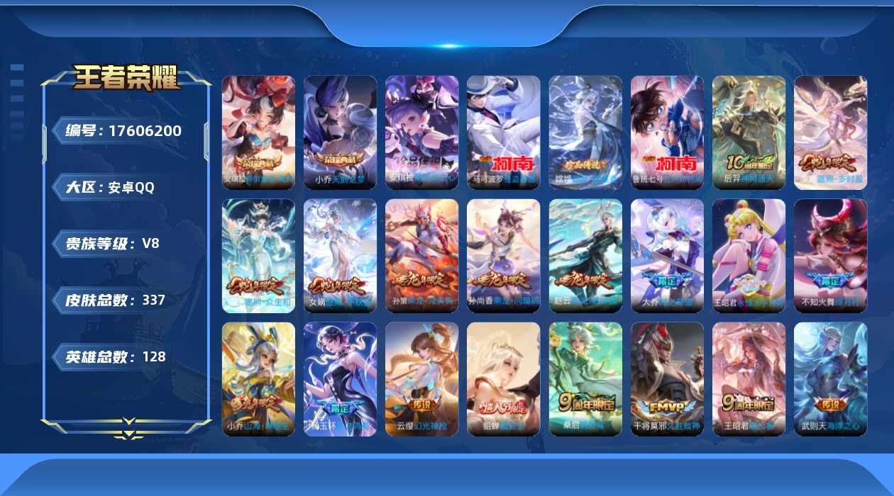 WZQM4225163王者荣耀账号详情图13