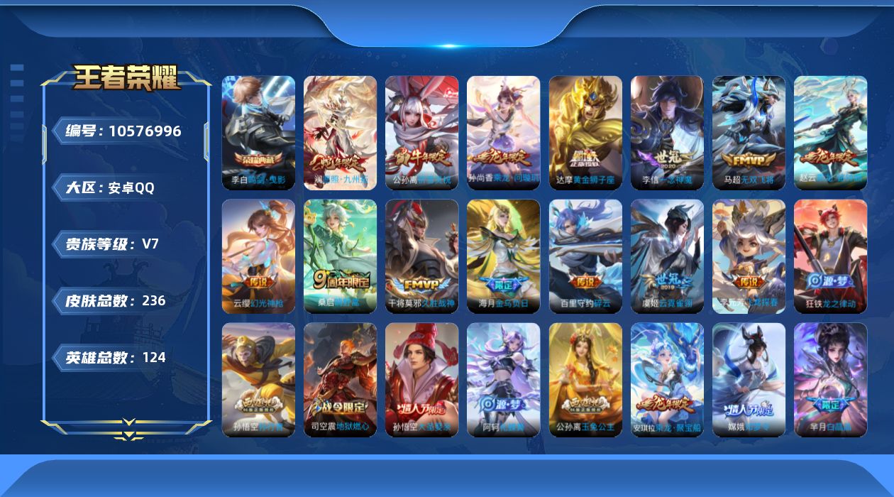 WZQM4156924王者荣耀账号详情图24