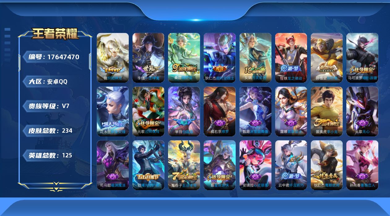 WZQM4228714王者荣耀账号详情图11