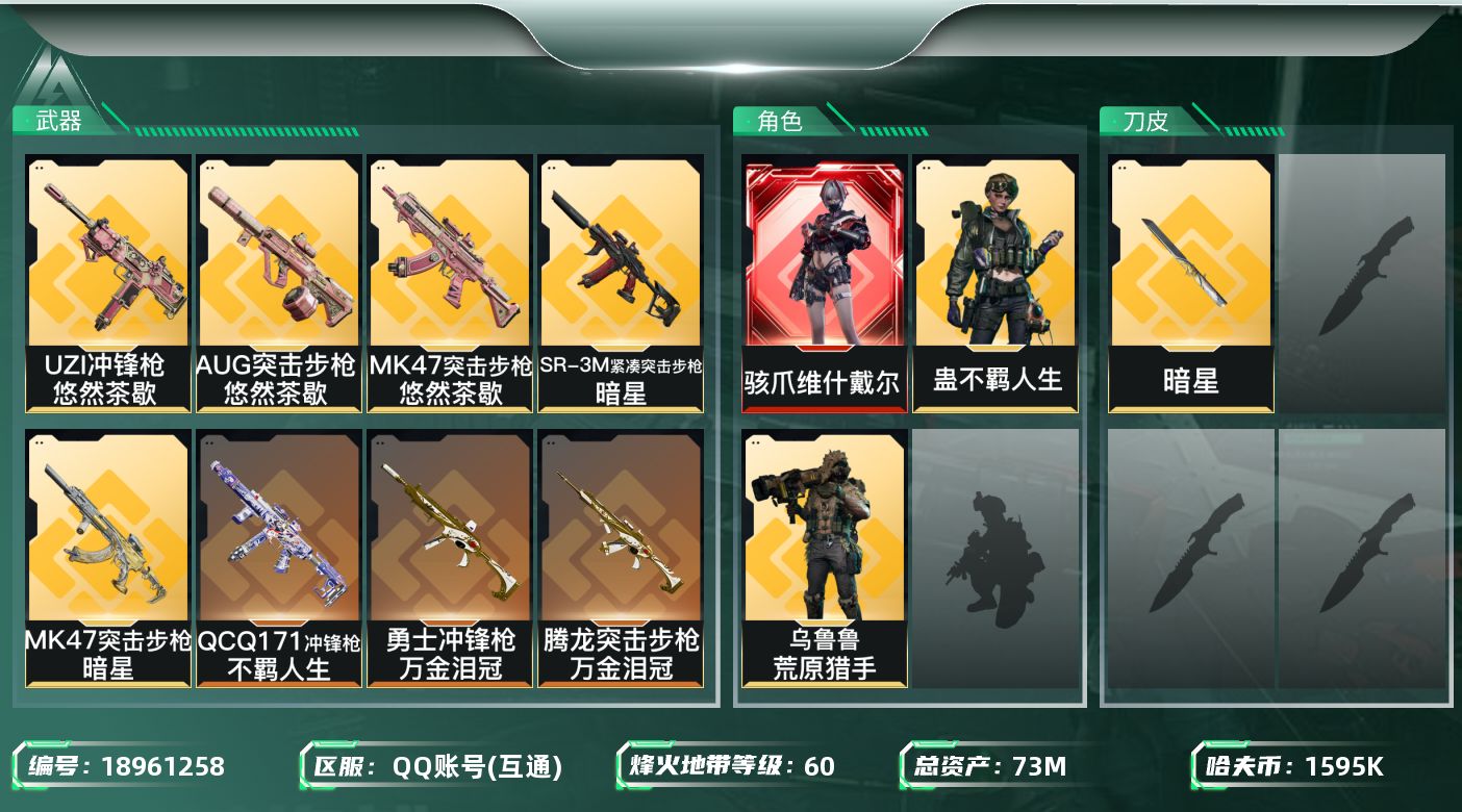 SJZQM4111308三角洲行动账号详情图12