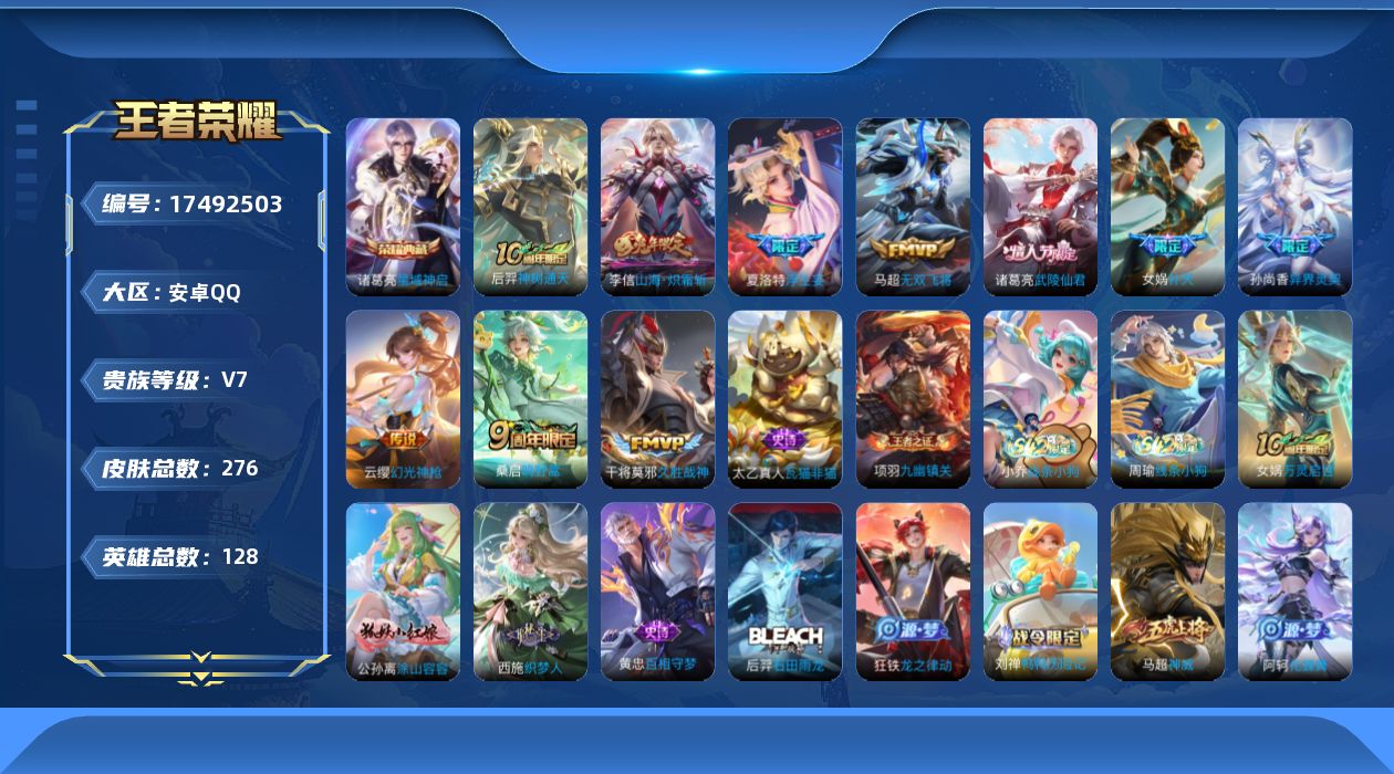 WZQM4213552王者荣耀账号详情图16