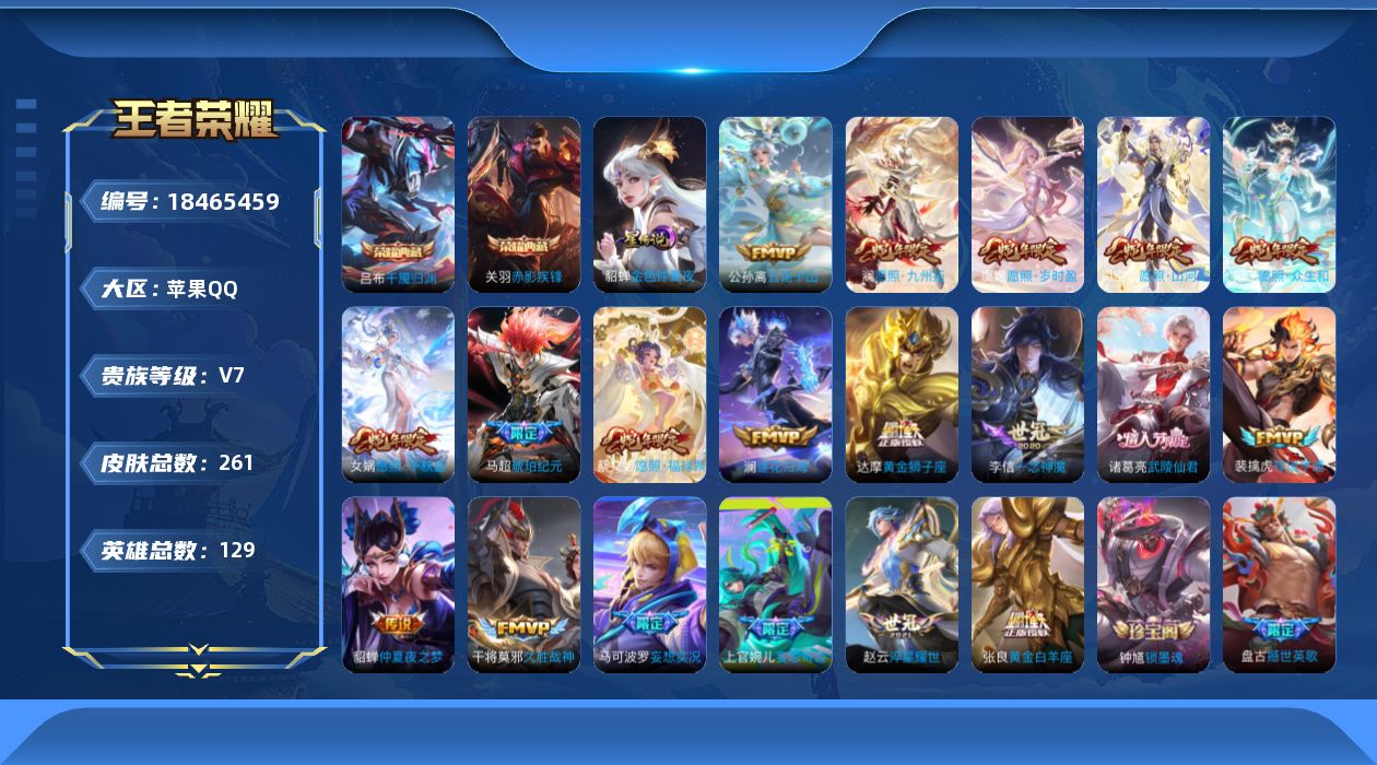 WZQM4288924王者荣耀账号详情图19 WZQM4288924王者荣耀账号详情图19