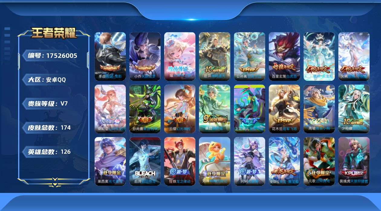 WZQM4229317王者荣耀账号详情图13 WZQM4229317王者荣耀账号详情图13