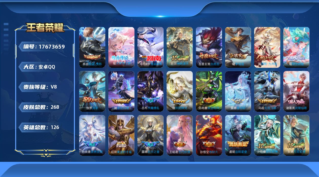 WZQM4231774王者荣耀账号详情图13 WZQM4231774王者荣耀账号详情图13