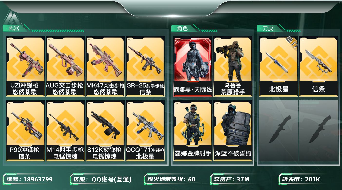 SJZQM4112369三角洲行动账号详情图13