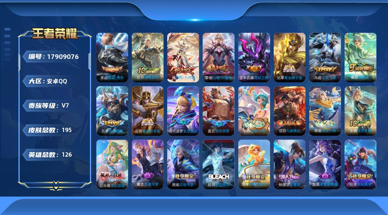 WZQM4253225王者荣耀账号详情图16