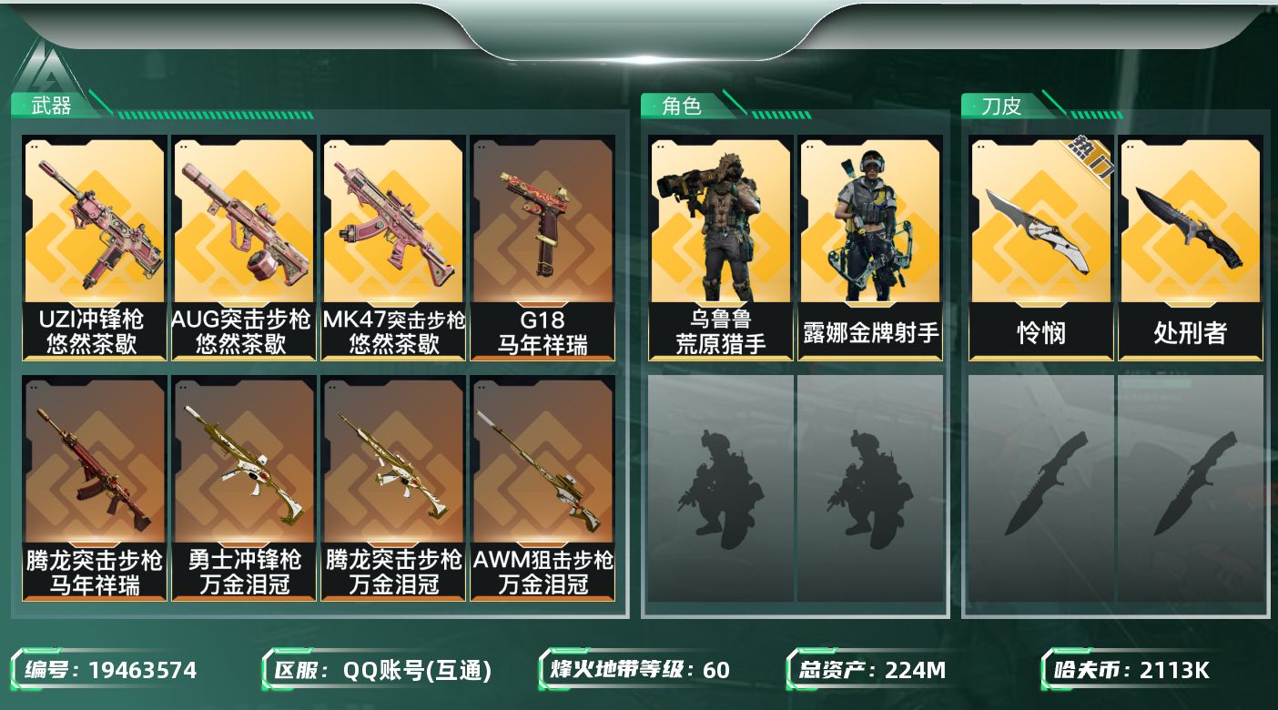 SJZQM4112998三角洲行动账号详情图25
