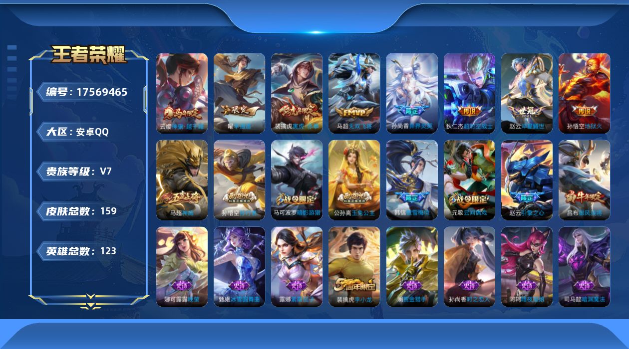 WZCMW4235529王者荣耀账号详情图13