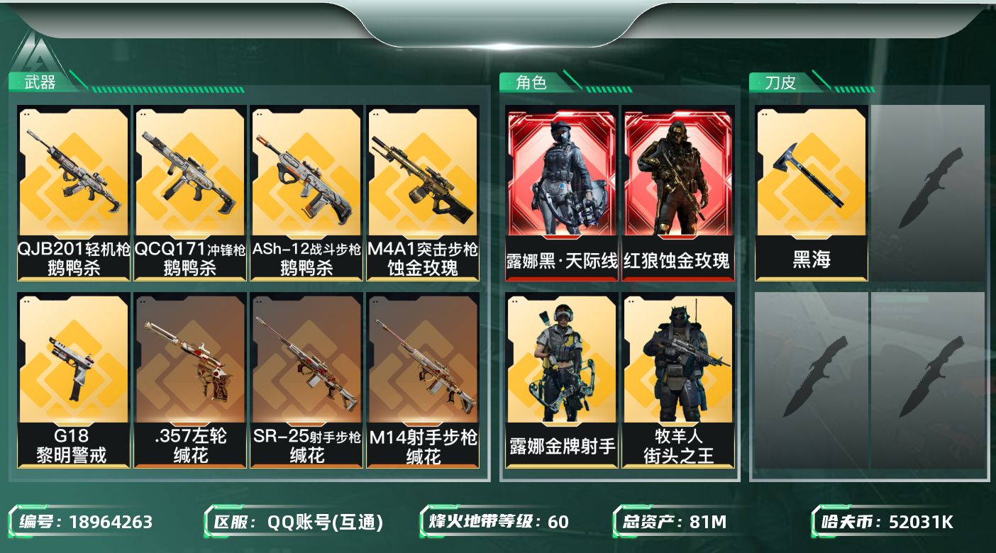 SJZQM4111083三角洲行动账号详情图14