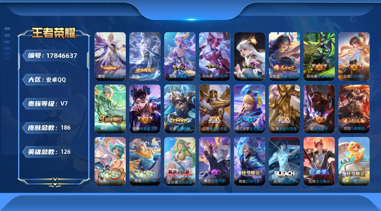 WZQM4247903王者荣耀账号详情图20