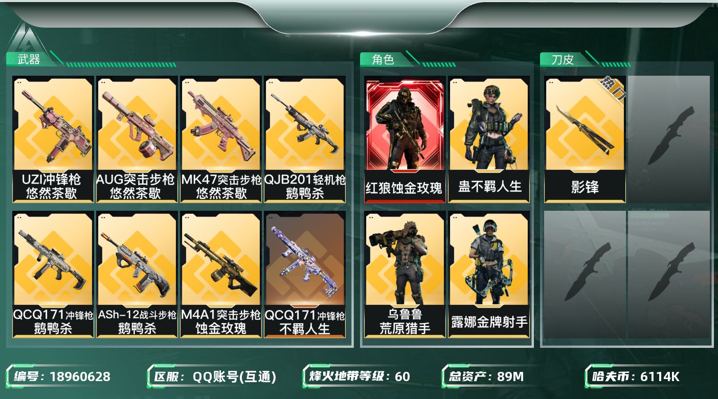 SJZQM4112139三角洲行动账号详情图11