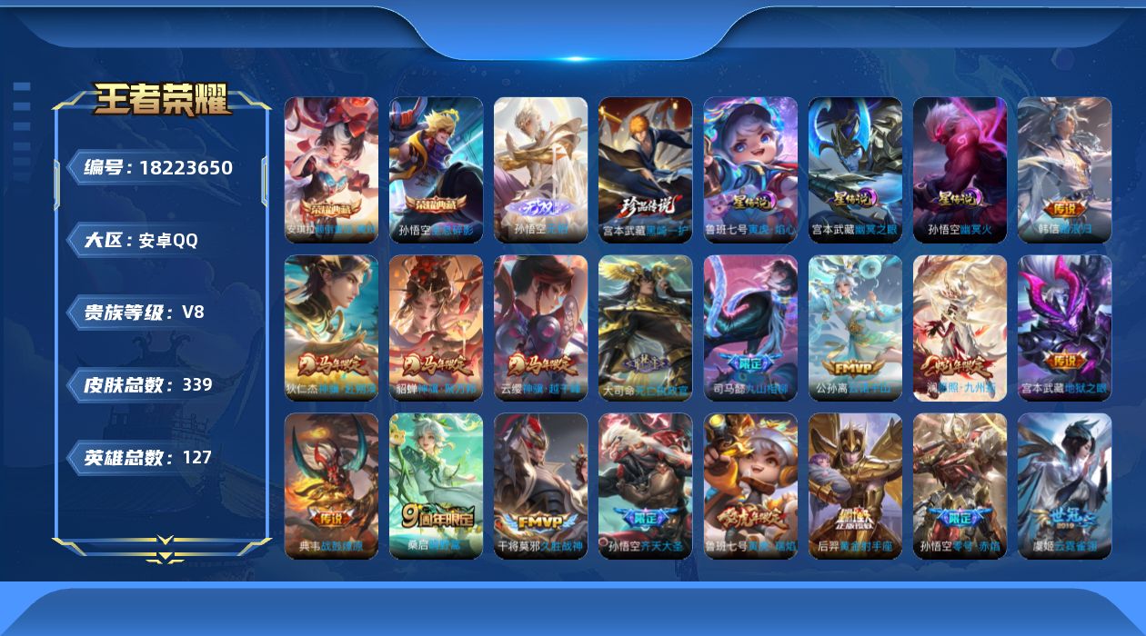 WZQM4275301王者荣耀账号详情图20