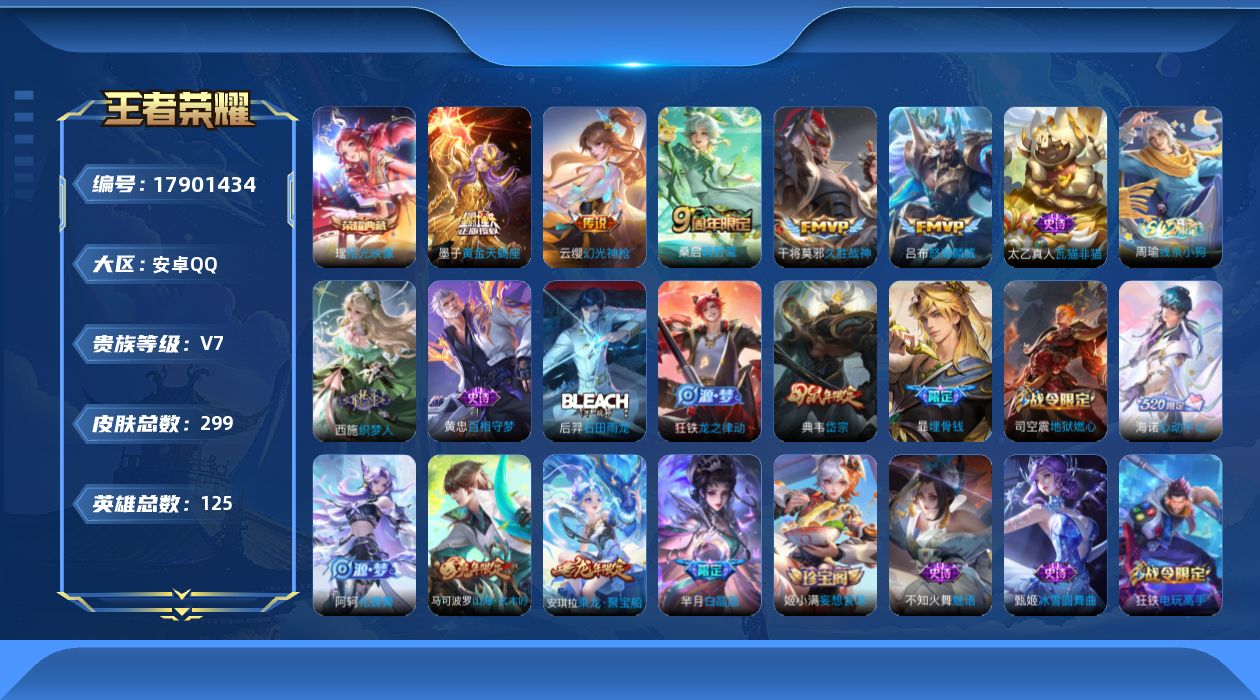 WZQM4252701王者荣耀账号详情图18