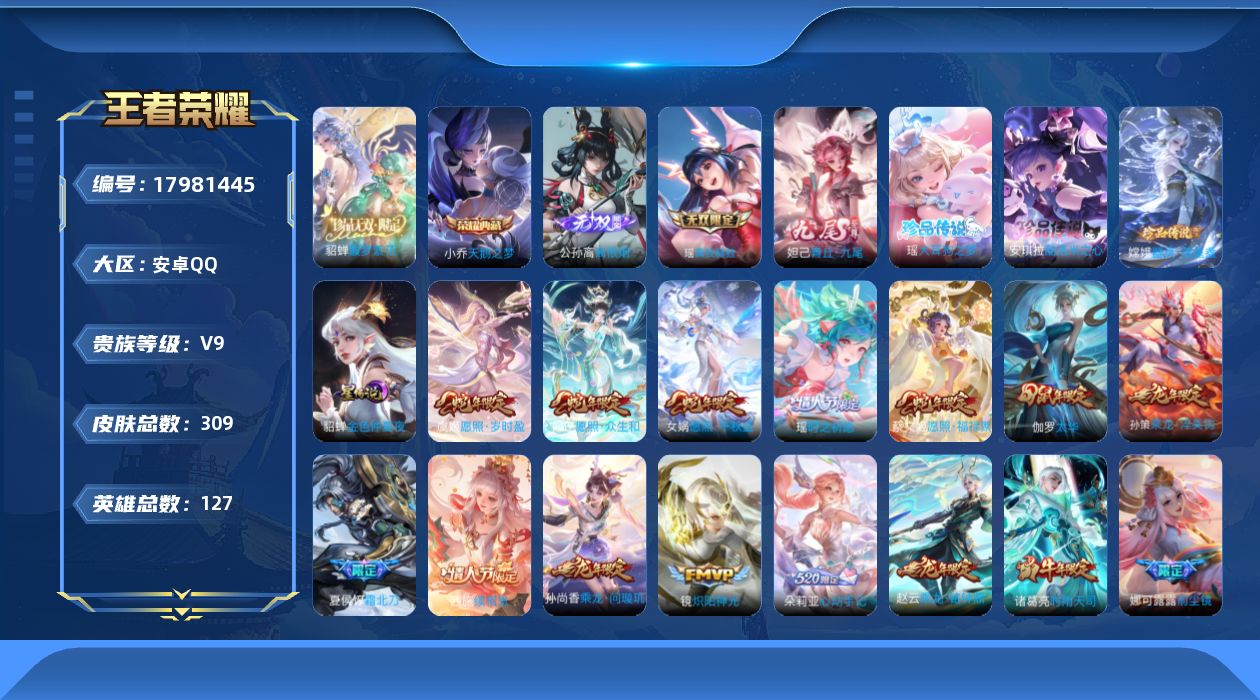 WZQM4267467王者荣耀账号详情图17