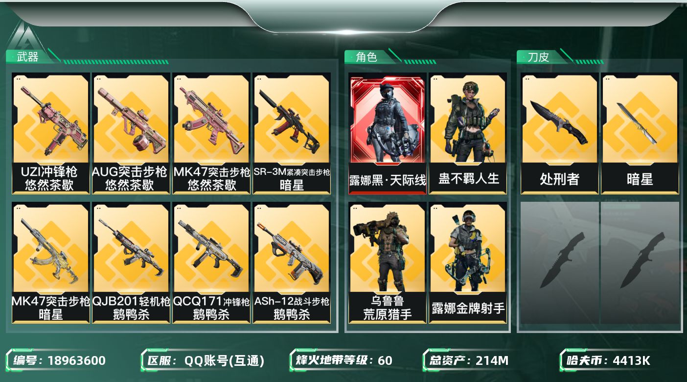 SJZQM4110837三角洲行动账号详情图16