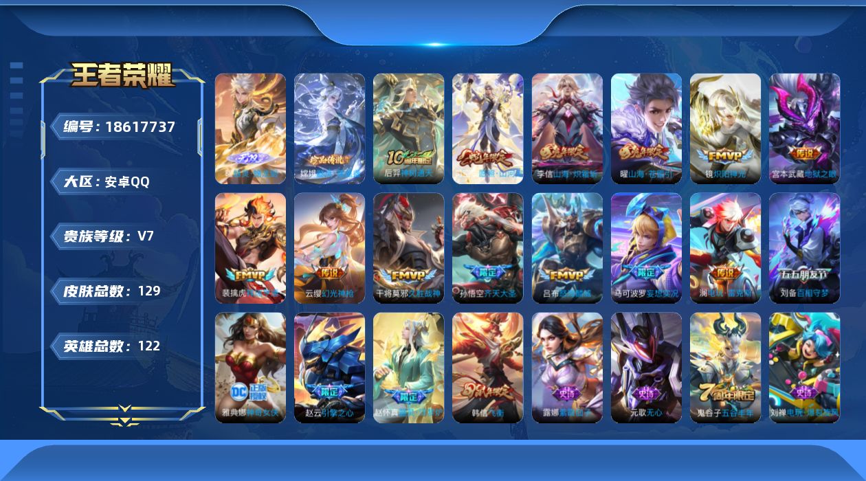 WZQM4300456王者荣耀账号详情图17 WZQM4300456王者荣耀账号详情图17