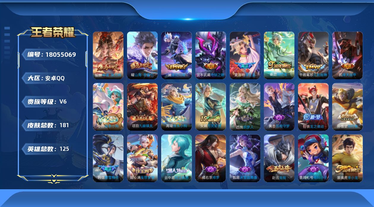 WZQM4264171王者荣耀账号详情图14