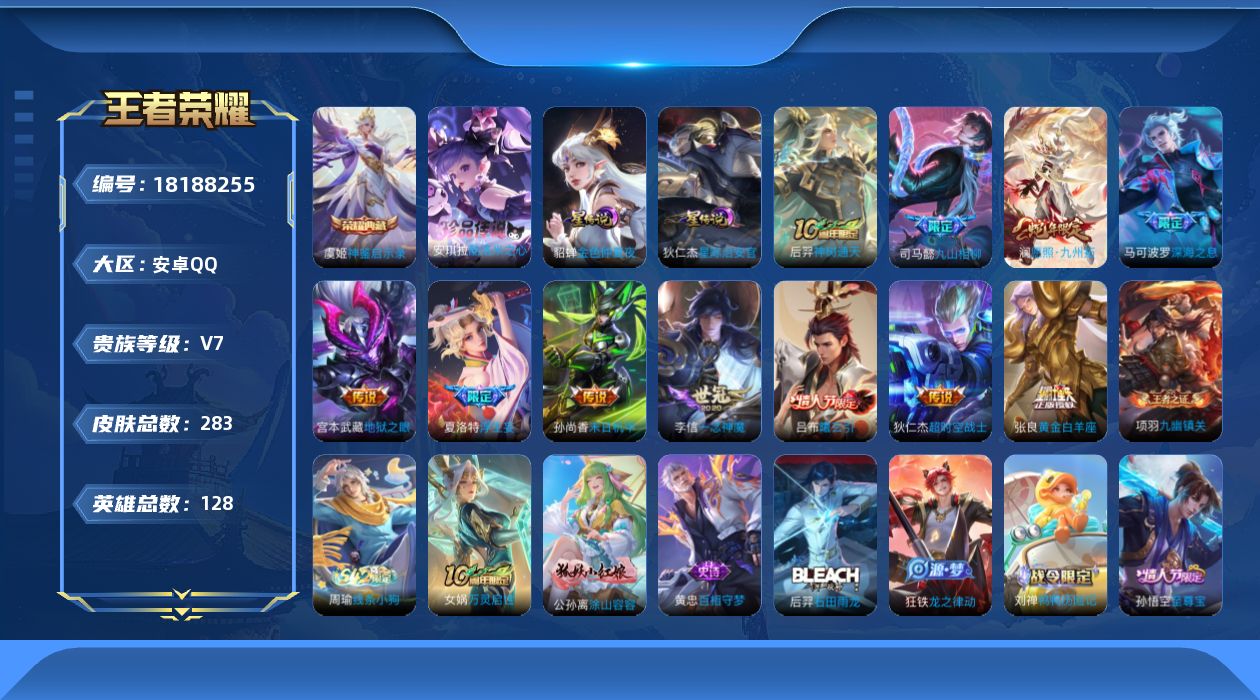 WZQM4273204王者荣耀账号详情图19