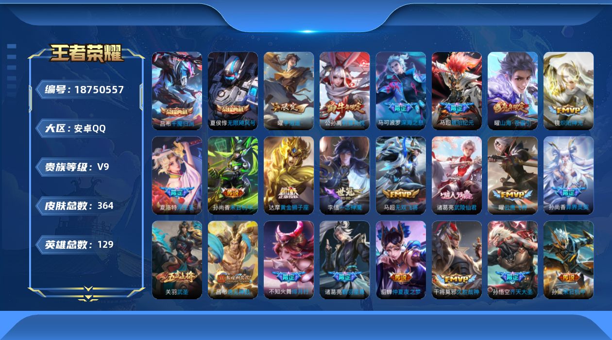 WZQM4310340王者荣耀账号详情图20 WZQM4310340王者荣耀账号详情图20