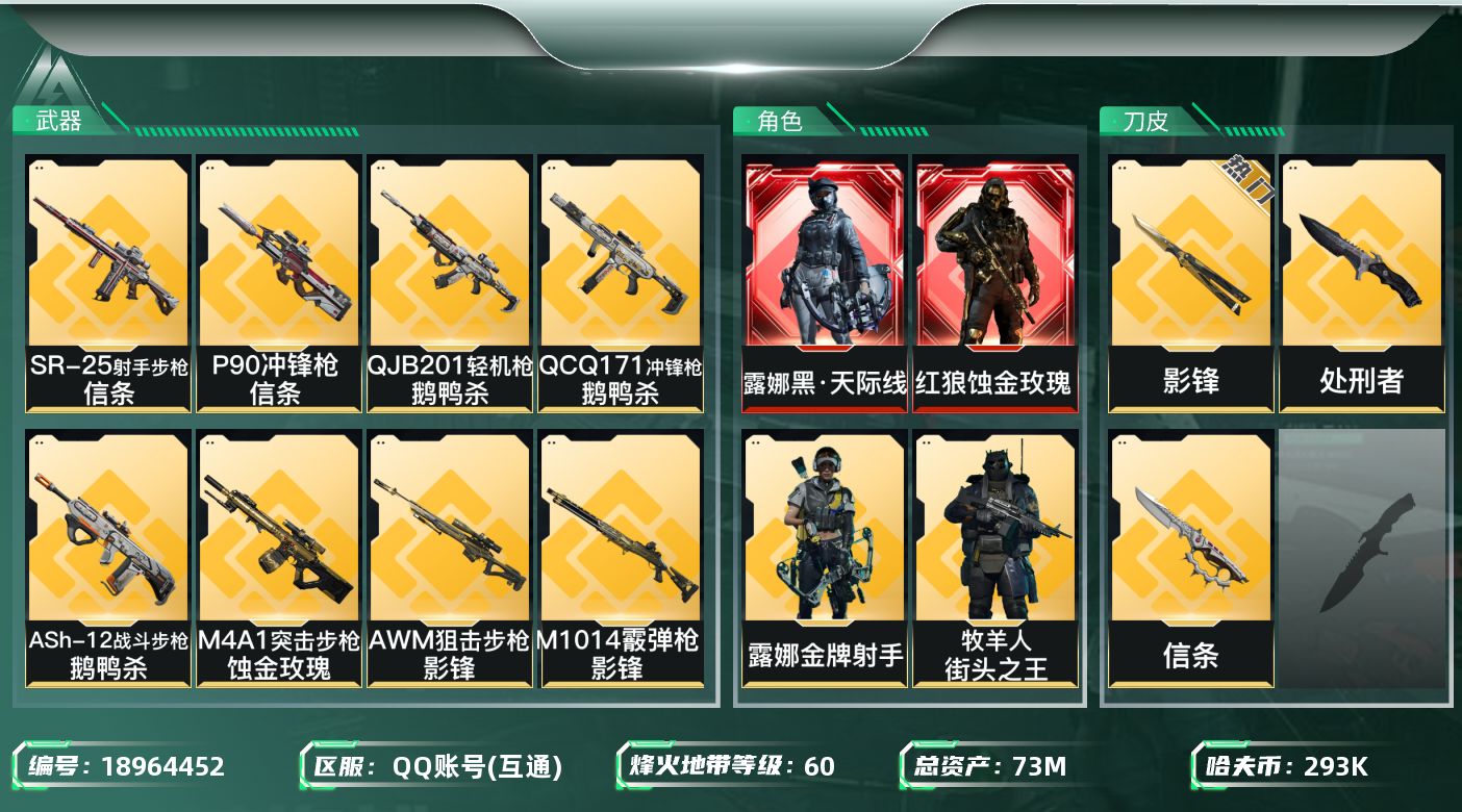 SJZQM4112213三角洲行动账号详情图12