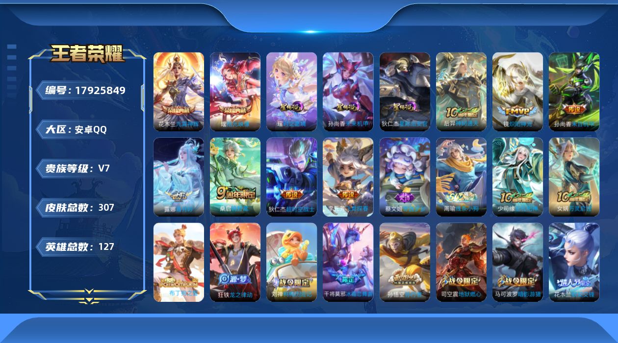 WZQM4254238王者荣耀账号详情图18