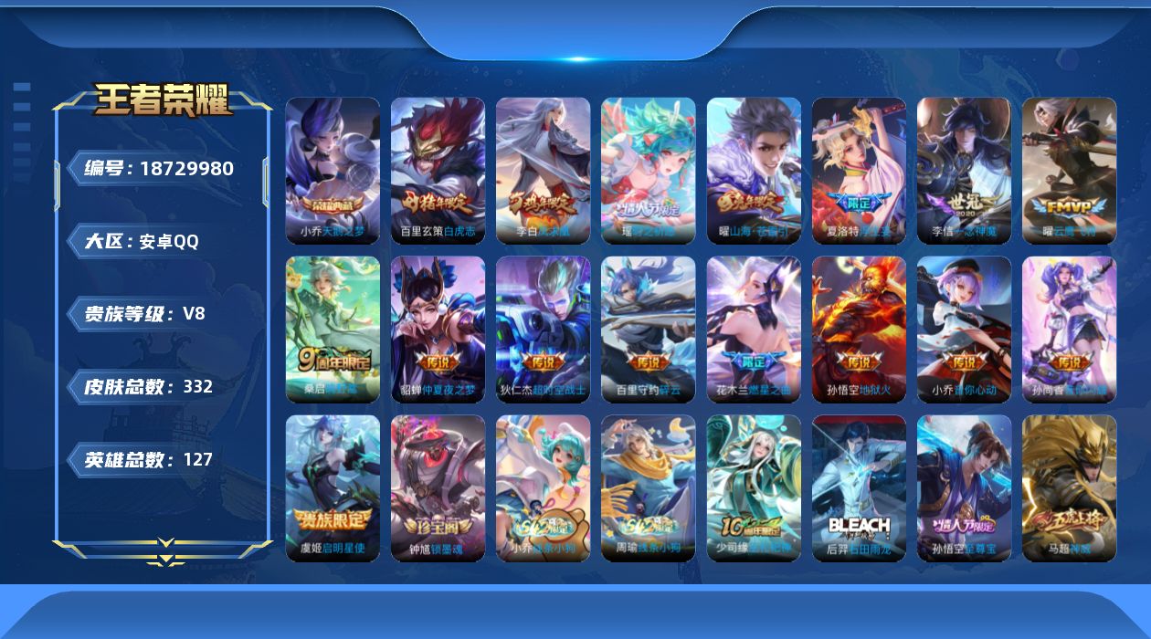 WZQM4308055王者荣耀账号详情图19