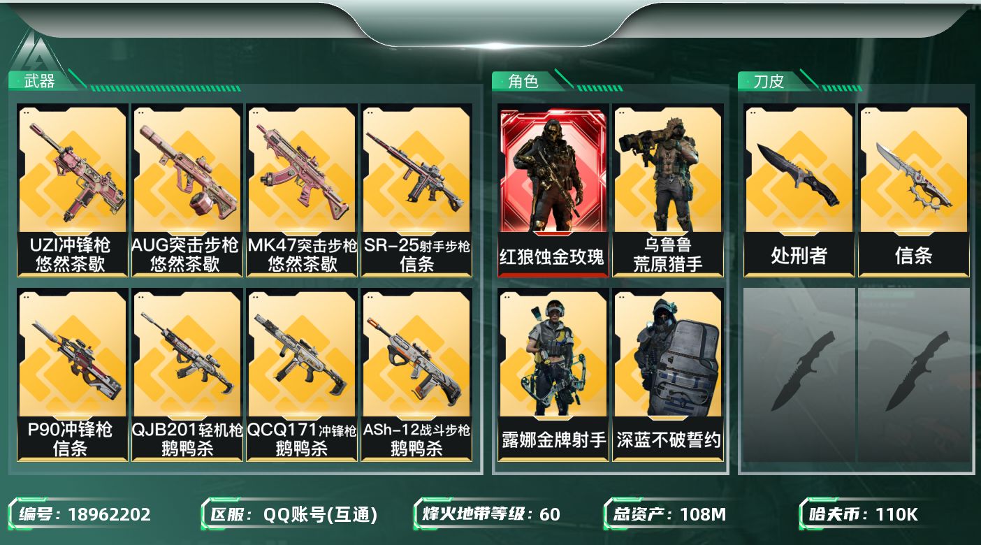 SJZQM4112140三角洲行动账号详情图12
