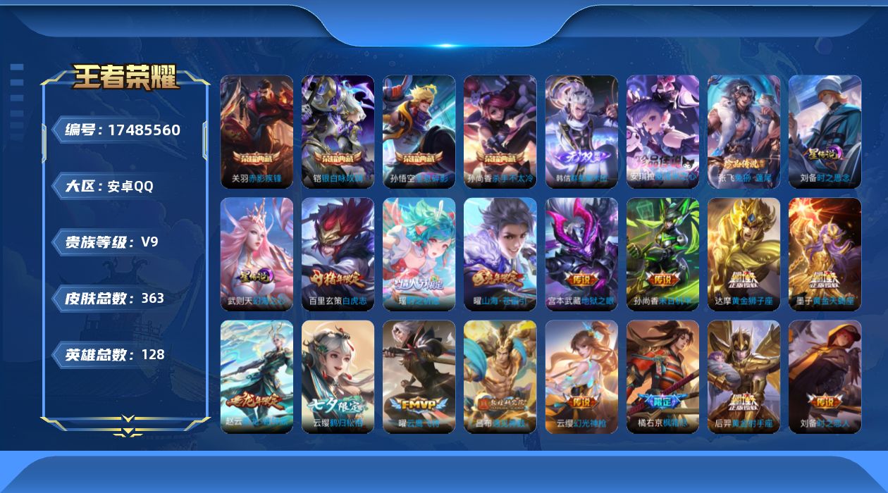 WZQM4216517王者荣耀账号详情图17