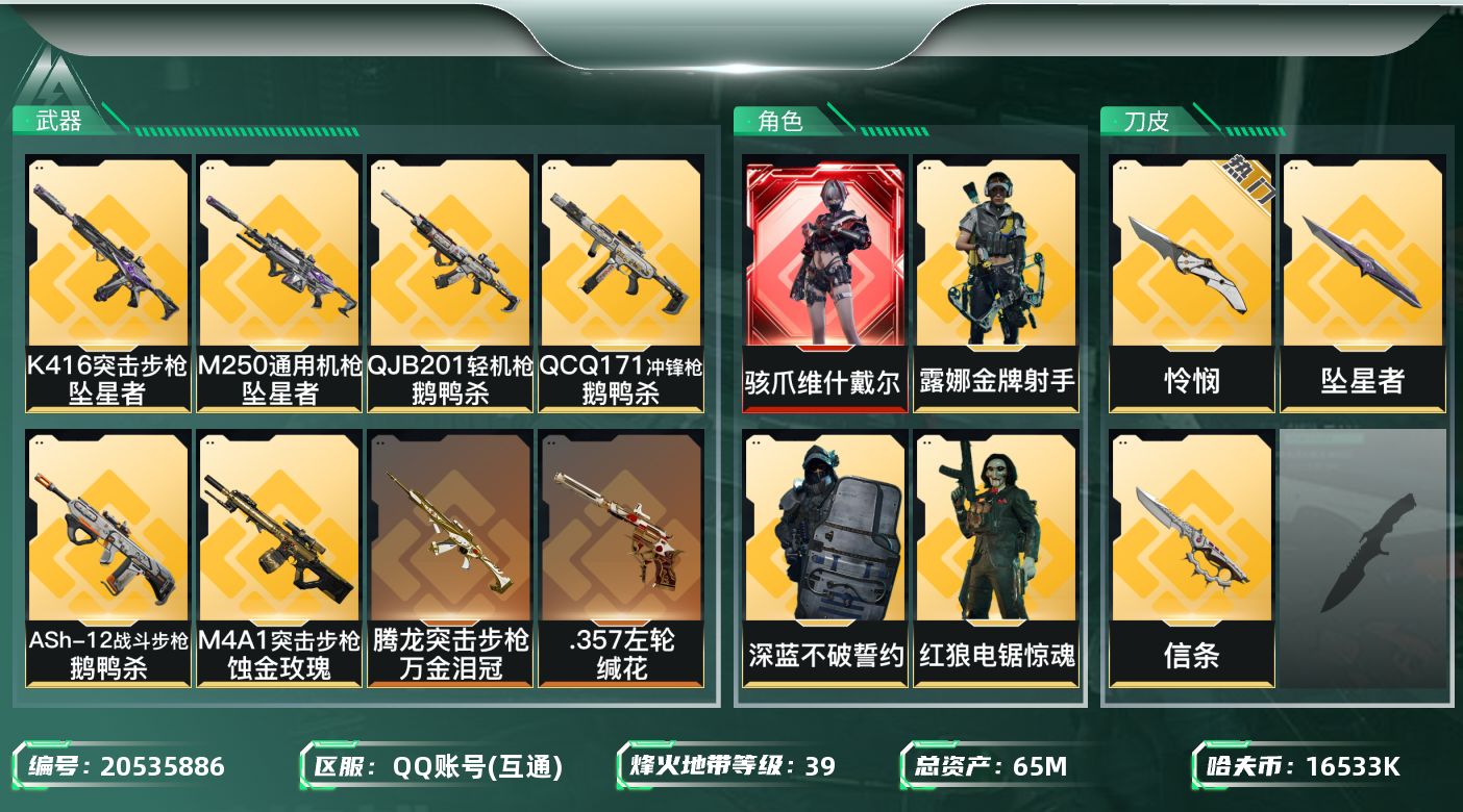 SJZQM4138399三角洲行动账号详情图12