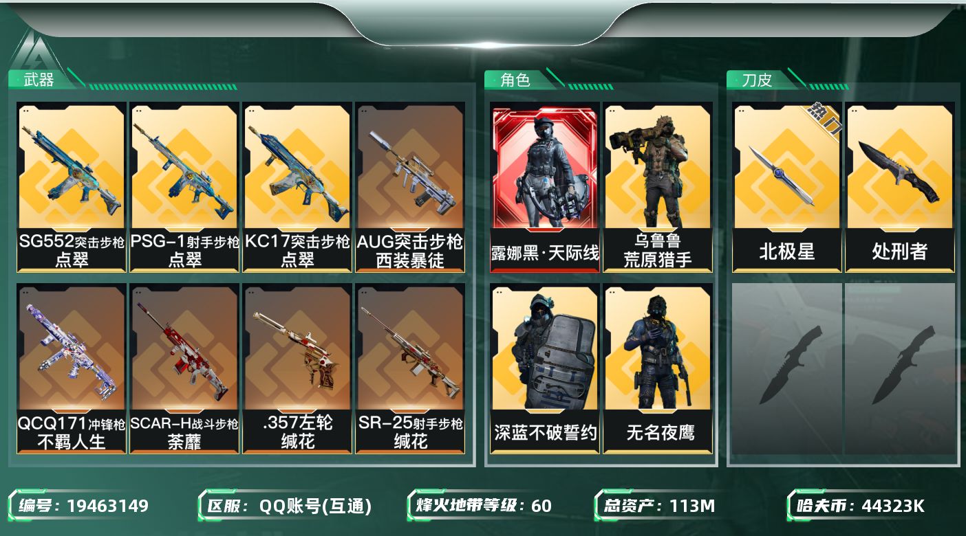 SJZQM4112767三角洲行动账号详情图37