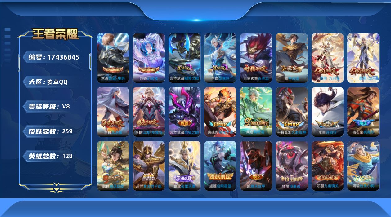 WZQM4210511王者荣耀账号详情图18