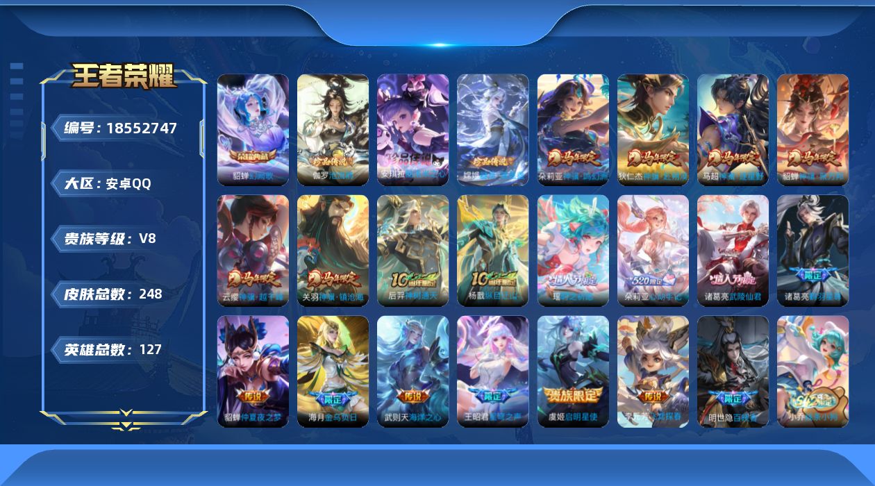 WZQM4294104王者荣耀账号详情图19