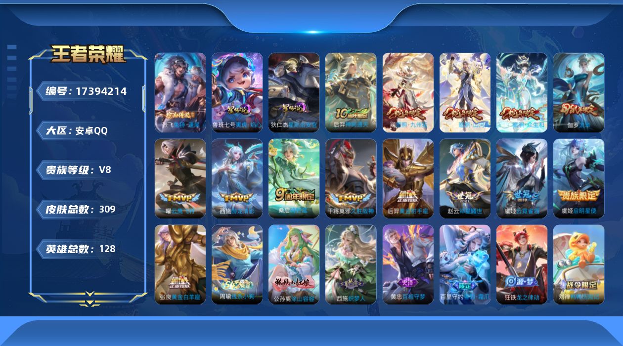 WZQM4207183王者荣耀账号详情图19