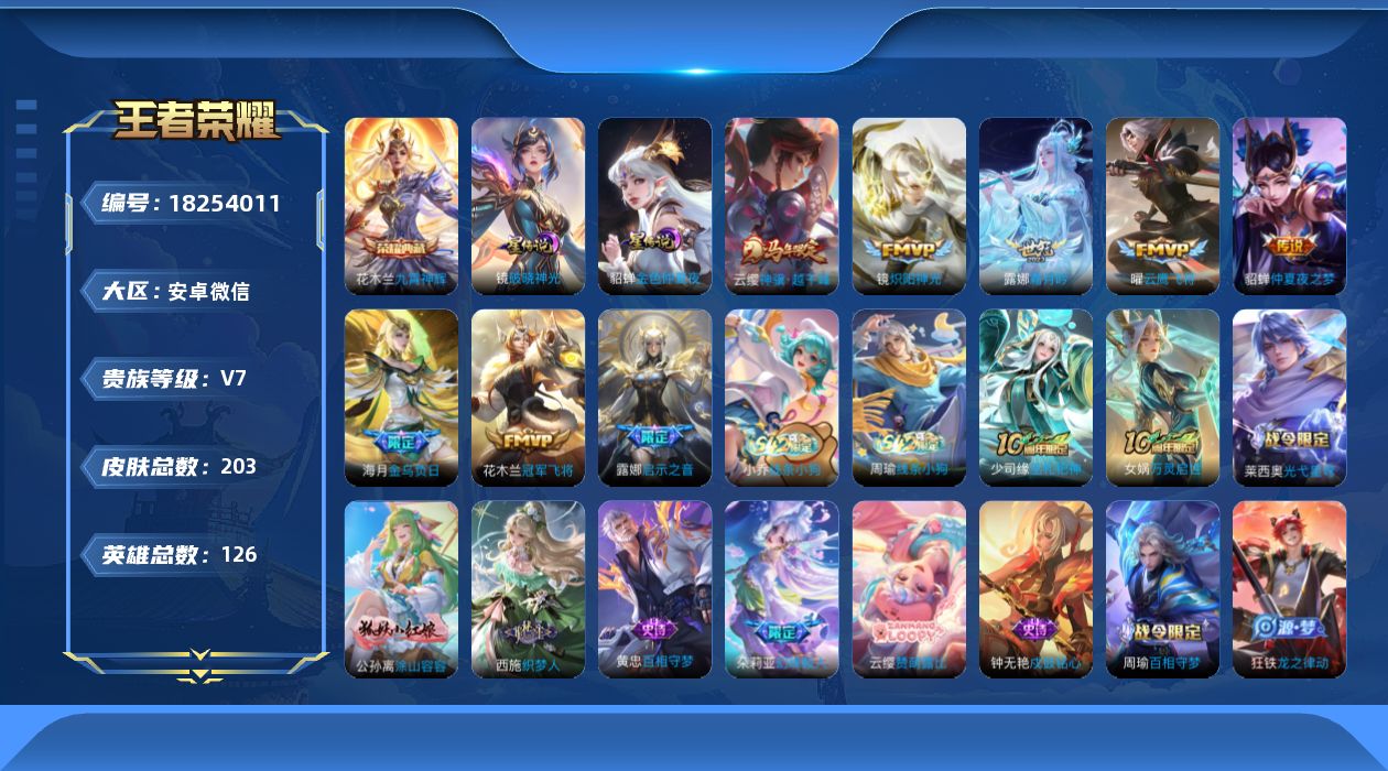 WZQM4289998王者荣耀账号详情图21