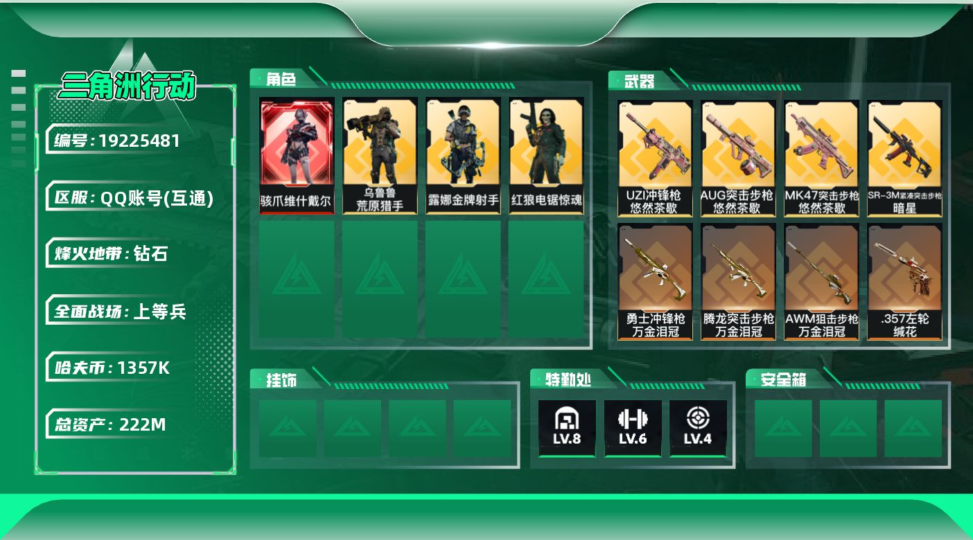 SJZQM4108828三角洲行动账号详情图12