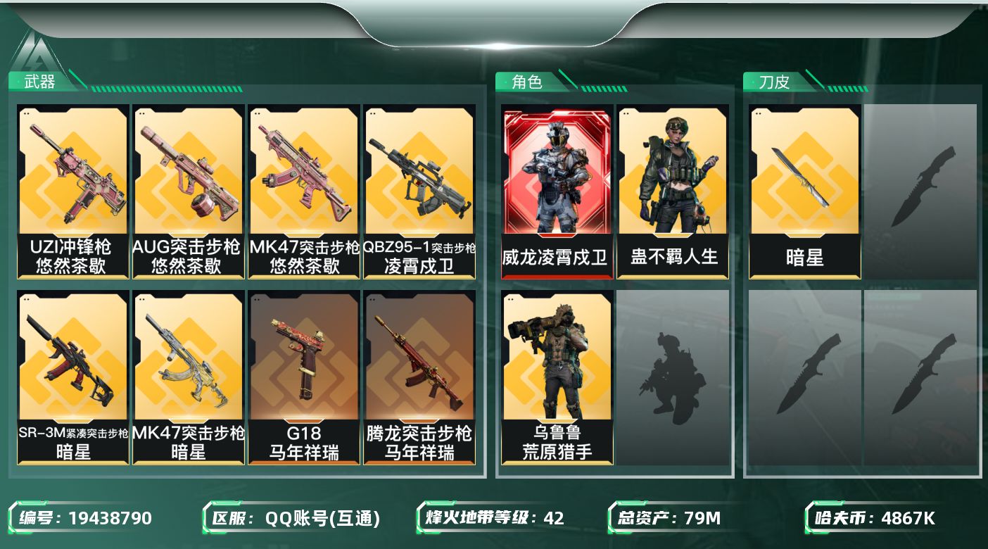 SJZQM4111759三角洲行动账号详情图15