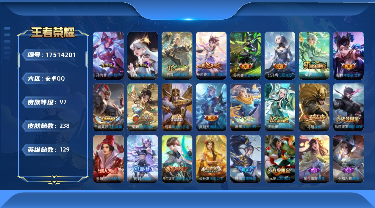 WZCMW4238397王者荣耀账号详情图14