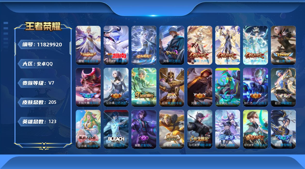 WZQM4158377王者荣耀账号详情图29