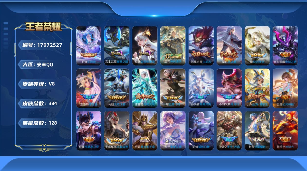 WZQM4259148王者荣耀账号详情图18