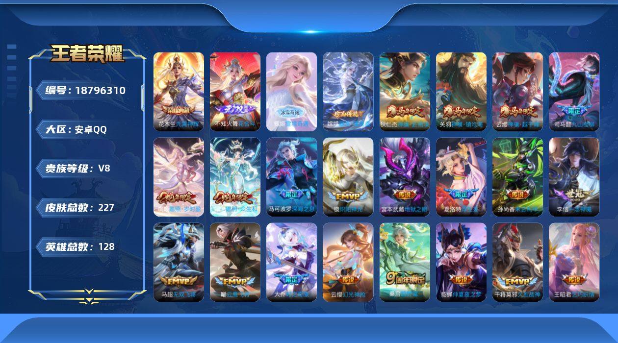 WZQM4313226王者荣耀账号详情图9