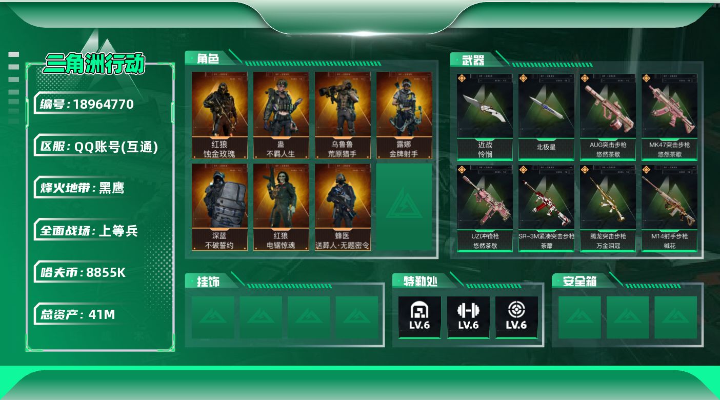 SJZQM4109311三角洲行动账号详情图13