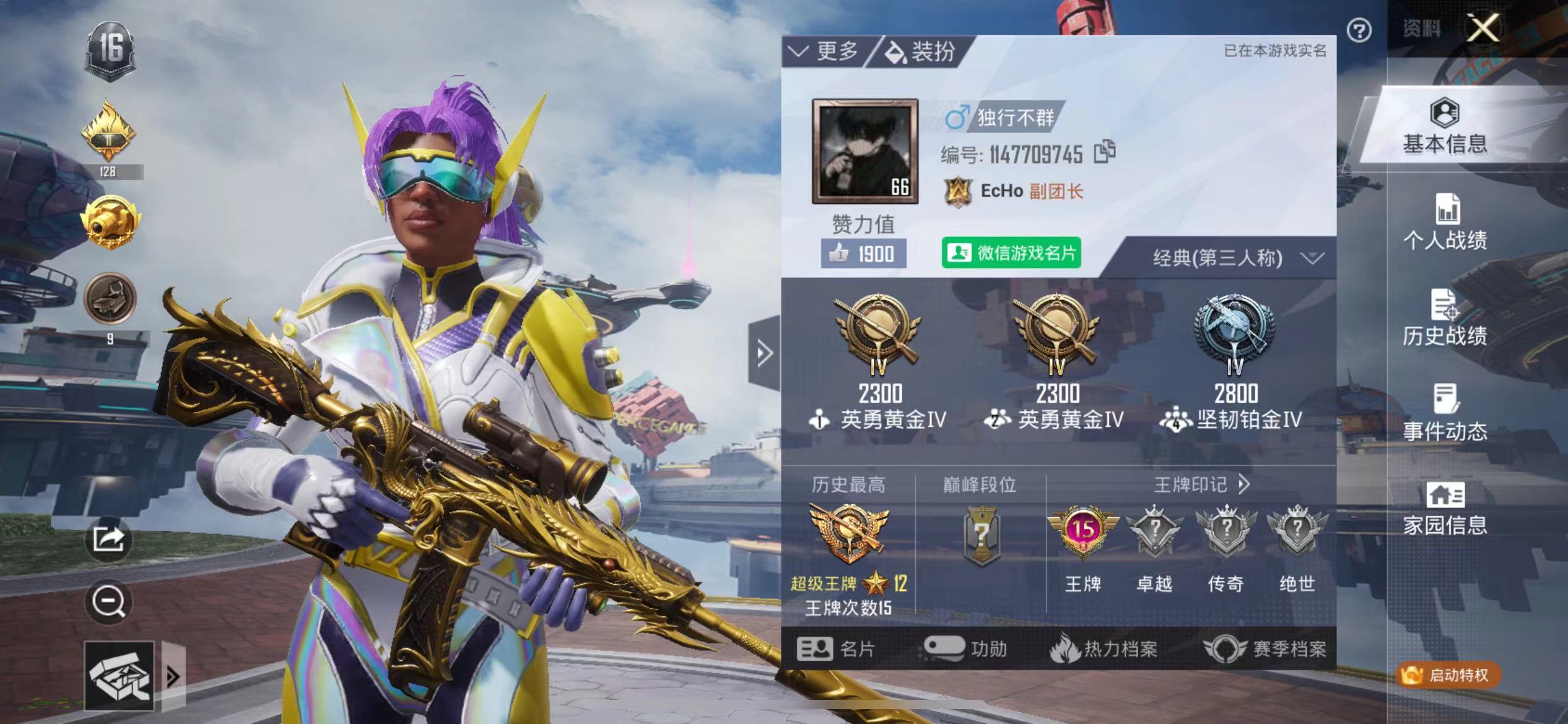 HPQM476042和平精英账号详情图4