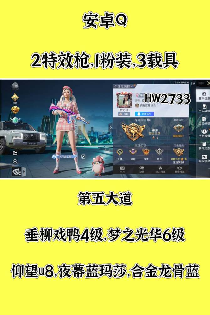 HW2733安卓q区可二次无违规 70套服...