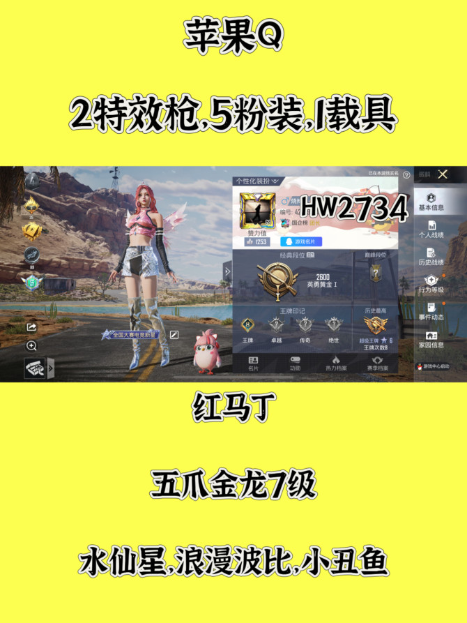 HW2734苹果q区可二次无违规 157套...