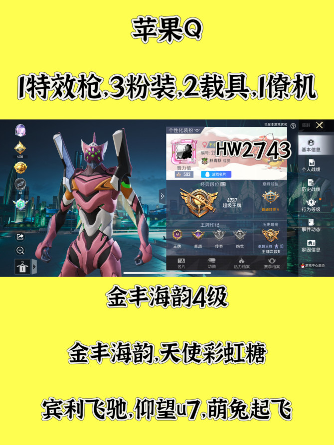 HW2743苹果q区可二次无违规 53套服...