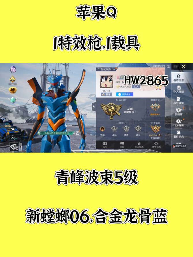 HW2865 苹果Q 有二次可修改 1特效...