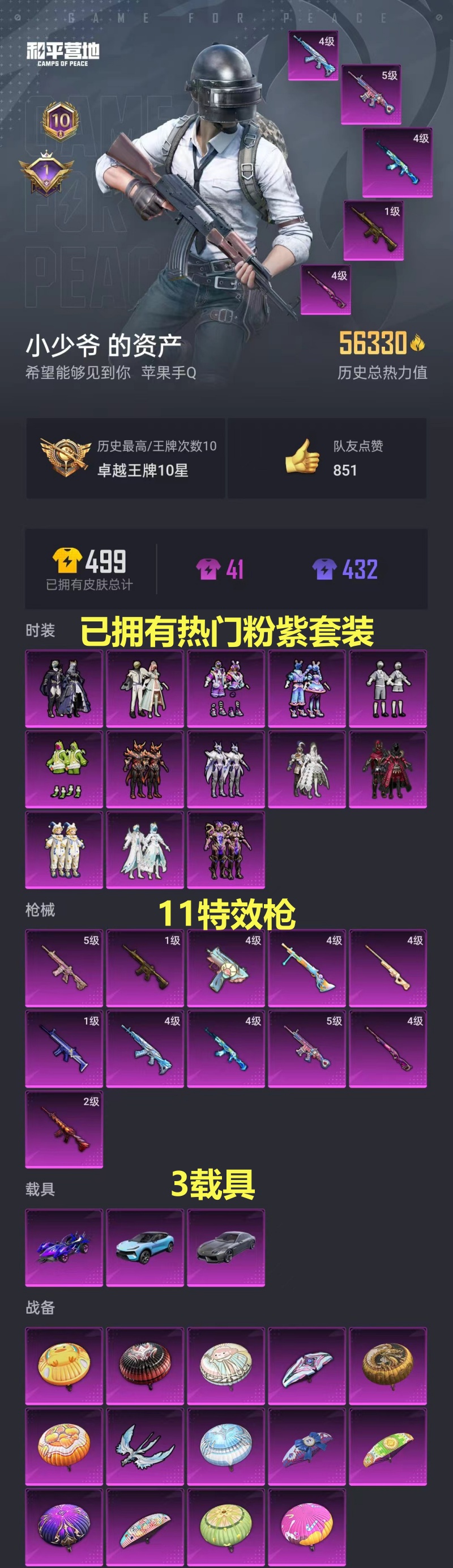 HPKG2133463和平精英账号详情图3 HPKG2133463和平精英账号详情图3
